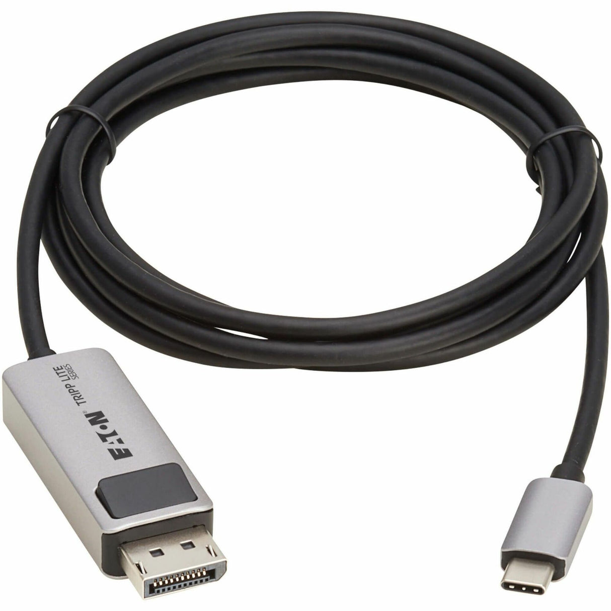 Eaton Tripp Lite Series USB-C to DisplayPort Active Adapter Cable (M/M) - 8K 60 Hz, 4K 144 Hz, HDR, 4:4:4, HDCP 2.3, Black, 6 ft. (1.8 m) — U444-006-DP8K6