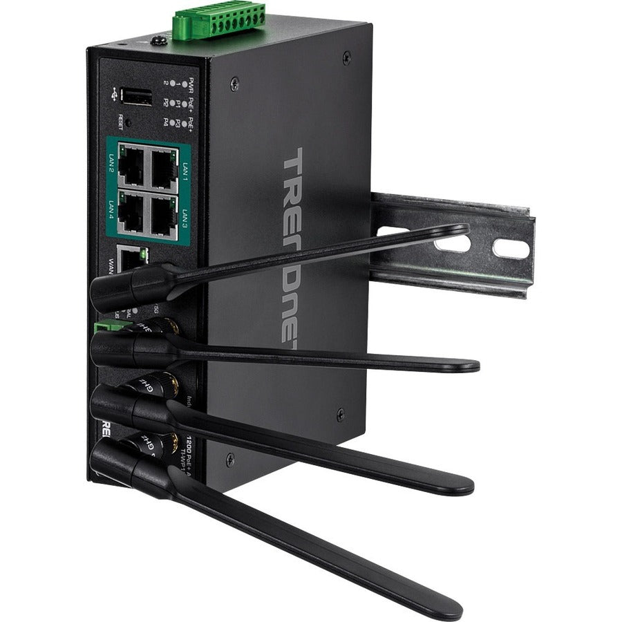 TRENDnet TI-WP100 Wi-Fi 5 IEEE 802.11ac Ethernet Wireless Router - TAA Compliant — TI-WP100
