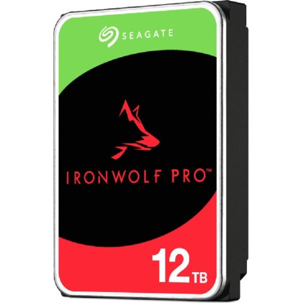 Seagate IronWolf Pro ST12000NT001 12 TB Hard Drive - 3.5" Internal - SATA (SATA/600) - Conventional Magnetic Recording (CMR) Method — ST12000NT001