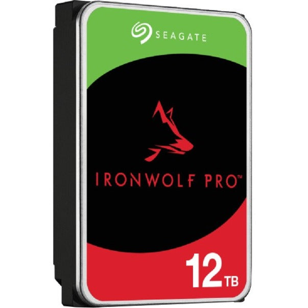 Seagate IronWolf Pro ST12000NT001 12 TB Hard Drive - 3.5" Internal - SATA (SATA/600) - Conventional Magnetic Recording (CMR) Method — ST12000NT001