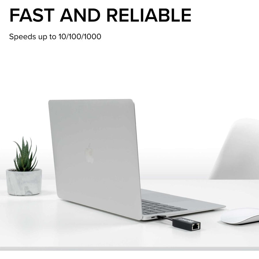 Plugable USB C to Ethernet Adapter, Fast and Reliable Gigabit Speed — USBC-TE1000