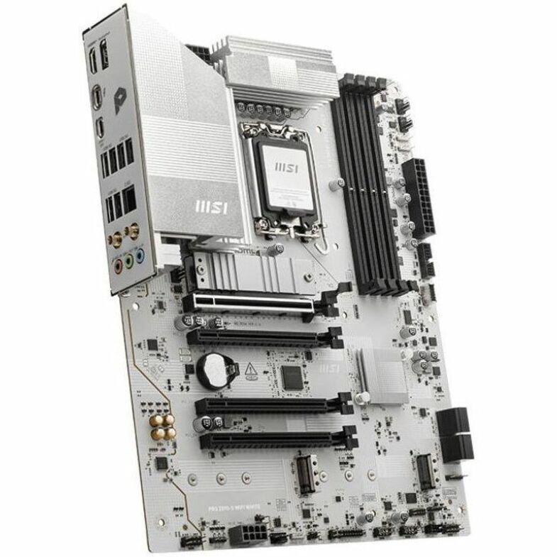 MSI Z890-S WIFI WHITE Gaming Desktop Motherboard - Intel Z890 Chipset - Socket LGA-1851 - ATX — Z890SWHITEWIFI
