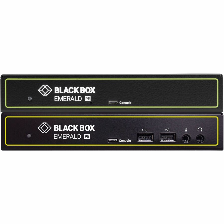 Emerald® PE KVM-over-IP - DVI-D, USB 2.0, Audio, PoE, Dual Network Ports RJ45 and SFP — EMD2002PE-K-R2