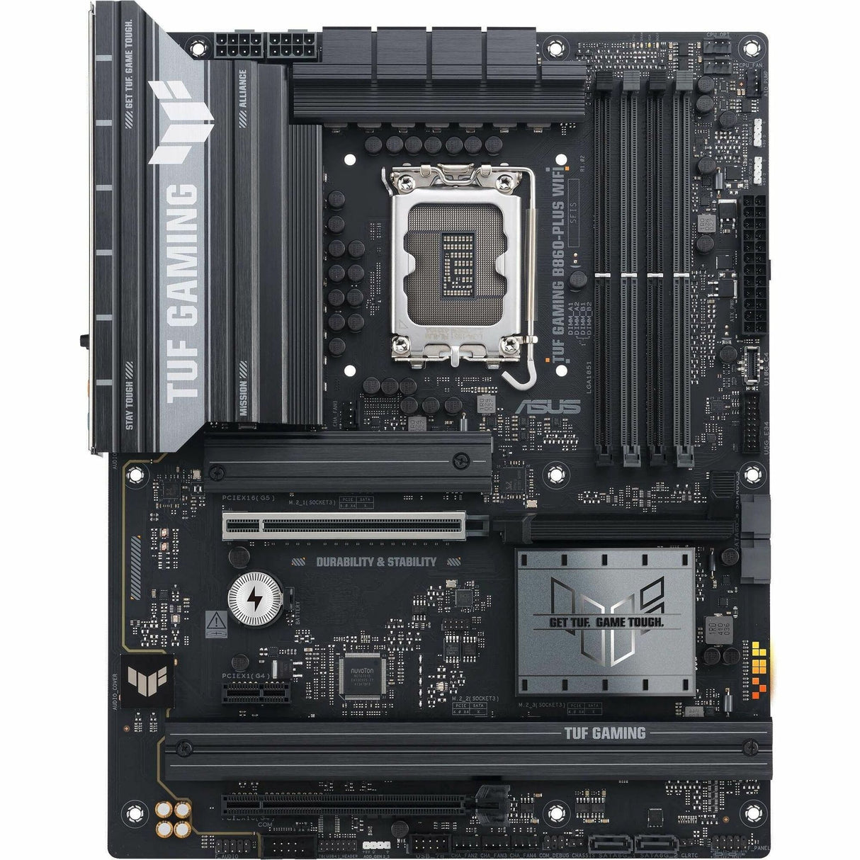 TUF GAMING B860-PLUS WIFI Gaming Desktop Motherboard - Intel B860 Chipset - Socket LGA-1851 - ATX — TUF GAMING B860-PLUS WIFI