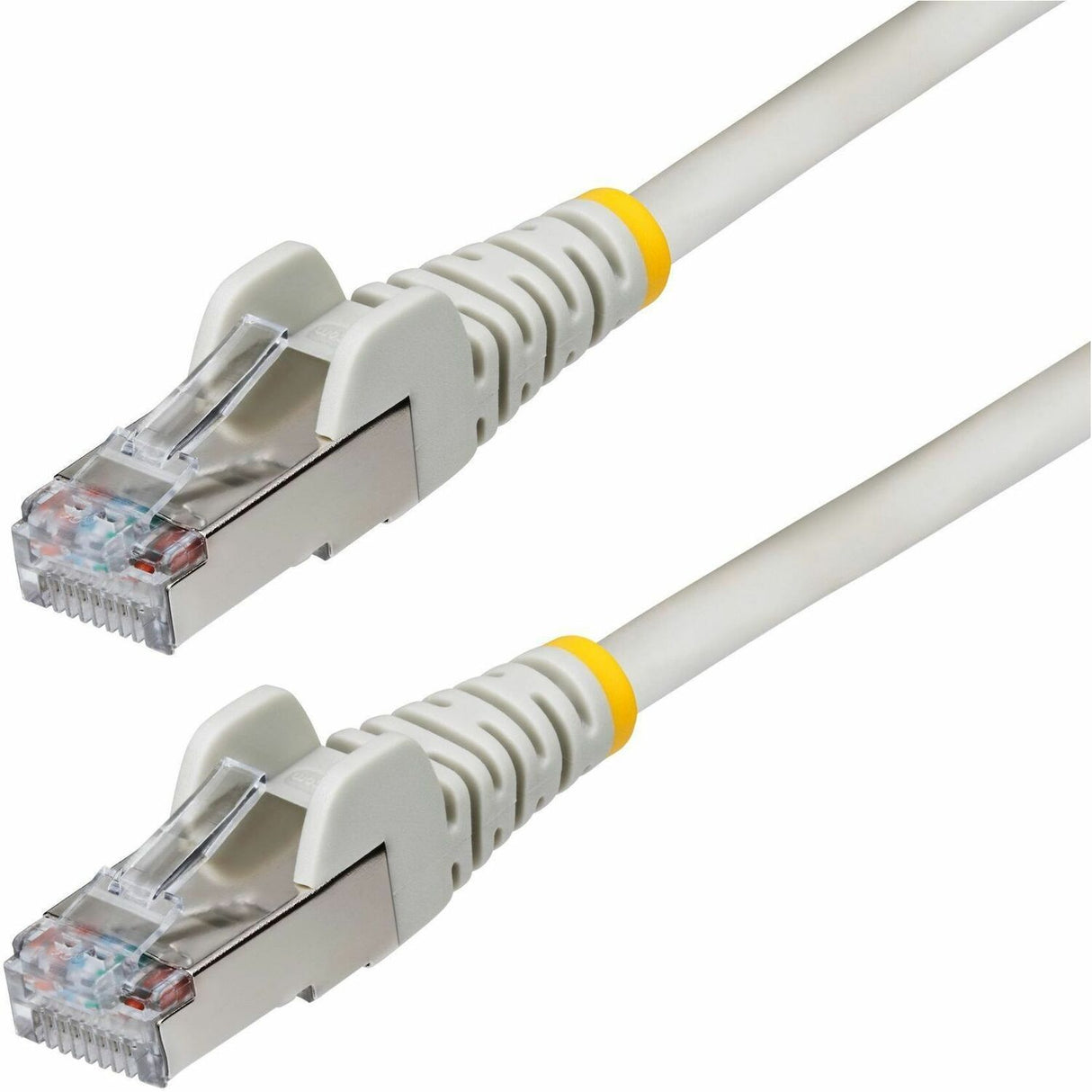 StarTech.com 5ft Gray CAT6a Ethernet Cable, Snagless RJ45, 10G, 100W PoE, S/FTP, LSZH, 27AWG Bare Copper, 500MHz, Shielded Network Patch Cord — NLGR-5F-CAT6A-PATCH