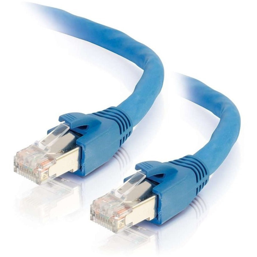 C2G 75ft Cat6 Ethernet Cable - Snagless Solid Shielded - Blue — 43169