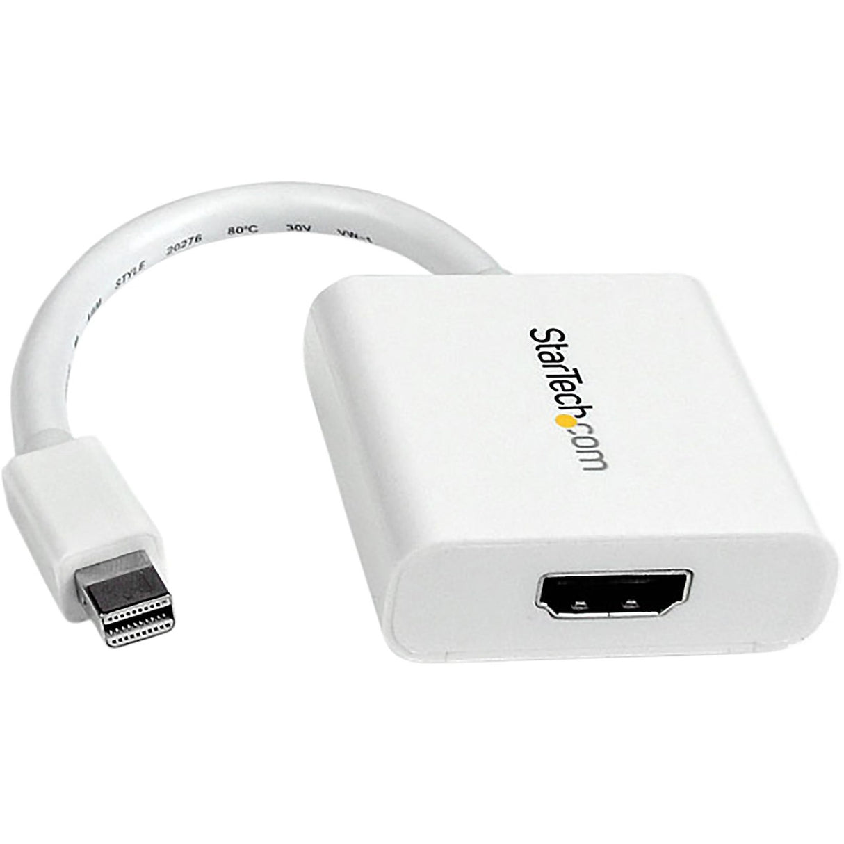 StarTech.com Mini DisplayPort to HDMI Adapter, Mini DP to HDMI Video Converter for Monitor/Display, 1080p, Passive mDP 1.2 to HDMI Adapter — MDP2HDW