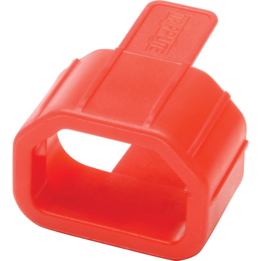 Eaton Tripp Lite Series Plug-Lock Inserts (C14 power cord to C13 outlet), Red, 100 pack — PLC13RD
