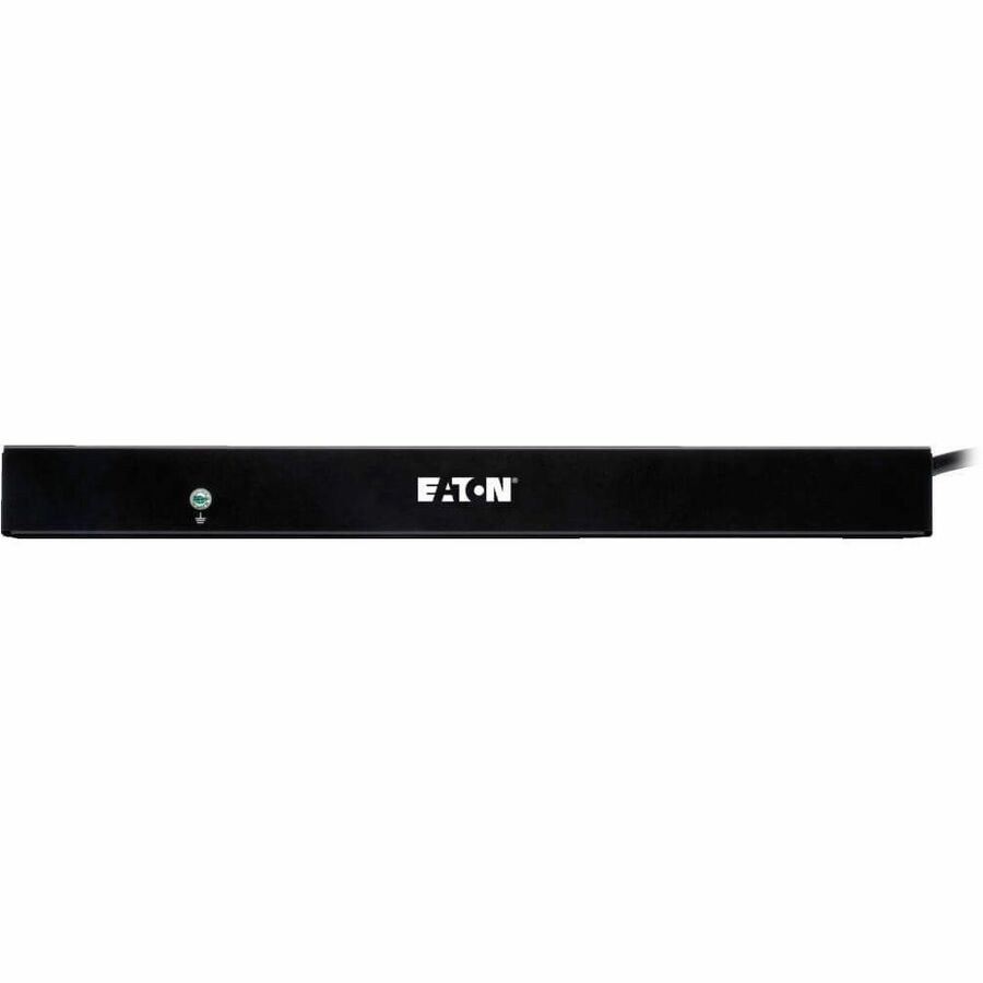 Eaton 1.4kW Single-Phase Switched PDU, LX Interface, 120V Outlets (8 5-15R), NEMA 5-15P, 12 ft. (3.66 m) Cord, 1U Rack, TAA — PDUMH15NET2LX
