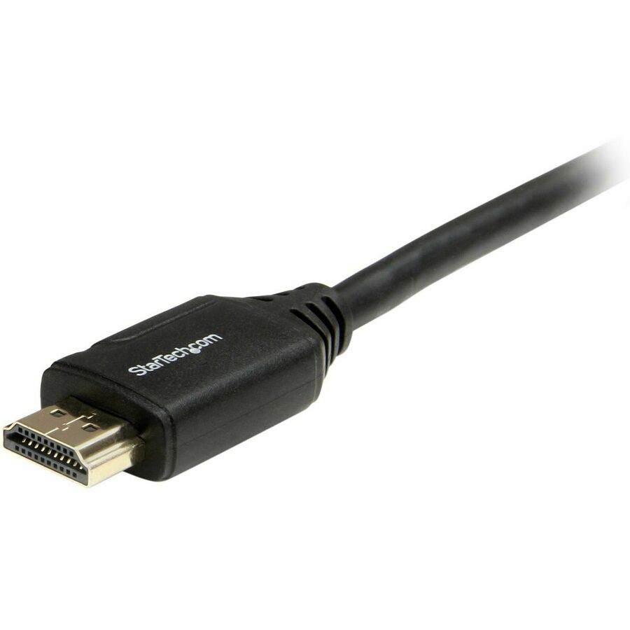 StarTech.com 6ft (2m) Premium Certified HDMI 2.0 Cable with Ethernet, High Speed Ultra HD 4K 60Hz HDMI Cable HDR10, UHD HDMI Monitor Cord — HDMM2MP