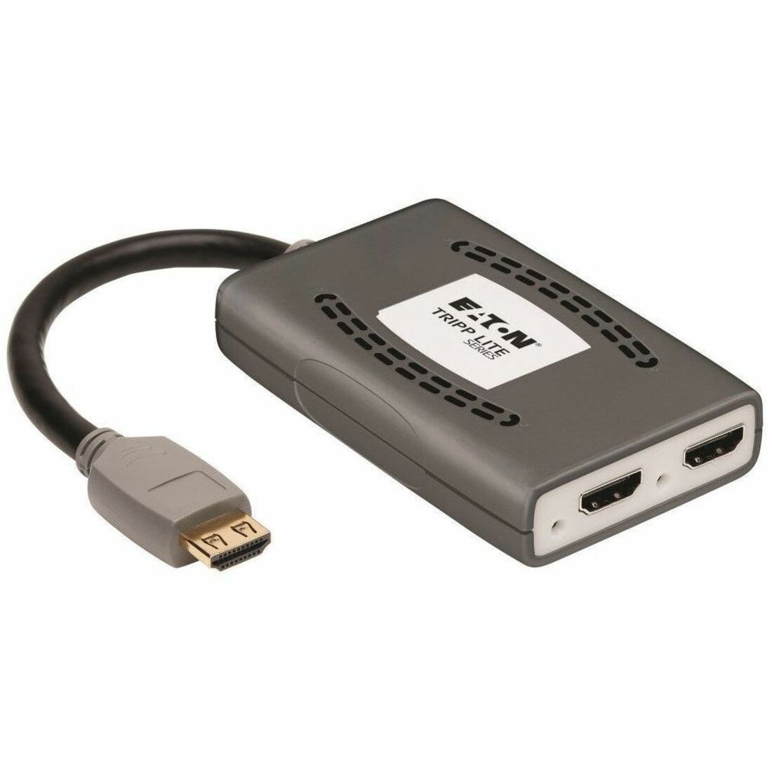 Eaton Tripp Lite Series 2-Port HDMI Splitter - 4K @ 60 Hz, 4:4:4, Multi-Resolution Support, HDR, HDCP 2.2, USB Powered, TAA — B118-002-HDR-V2