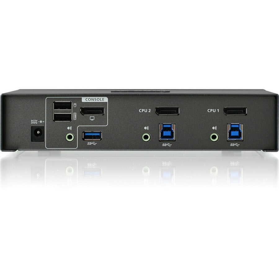 IOGEAR 2-Port DisplayPort KVMP Switch with USB 3.0 Hub (TAA Compliant) — GCS1902