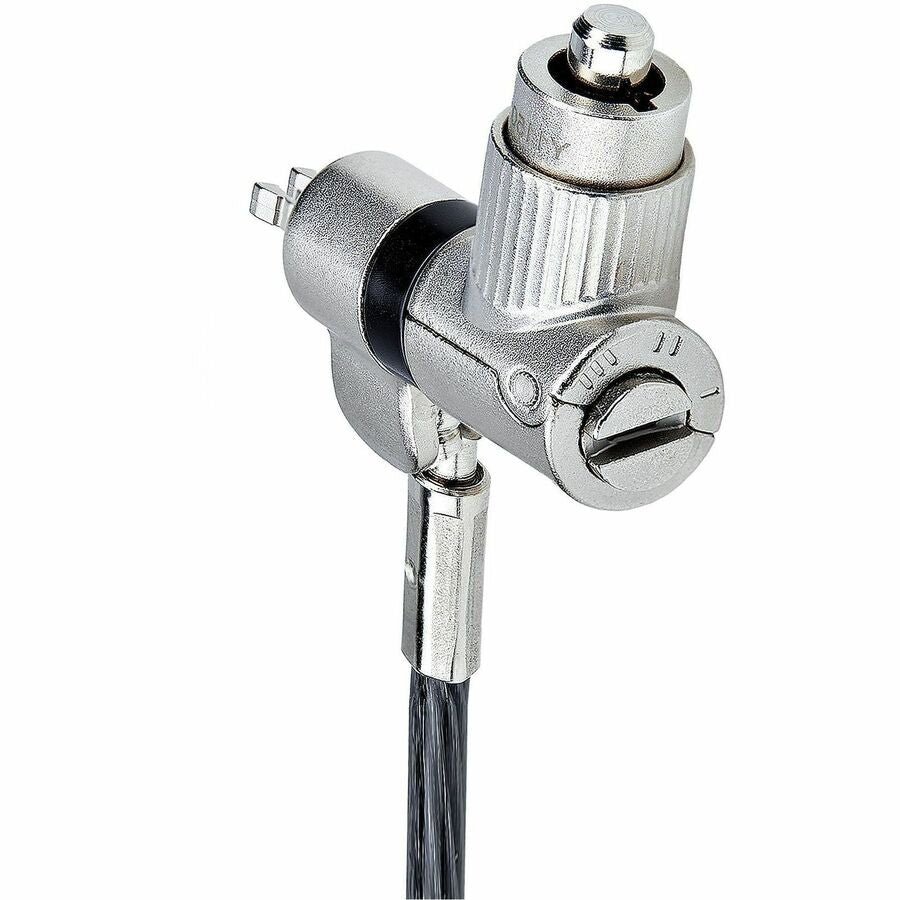 StarTech.com 3-in-1 Universal Laptop Lock 6.6ft, Master Keyed Locking Cable, Security Cable, Compatible w/Noble Wedge®/Nano/K-Slot — UNIVKMKO-LAPTOP-LOCK