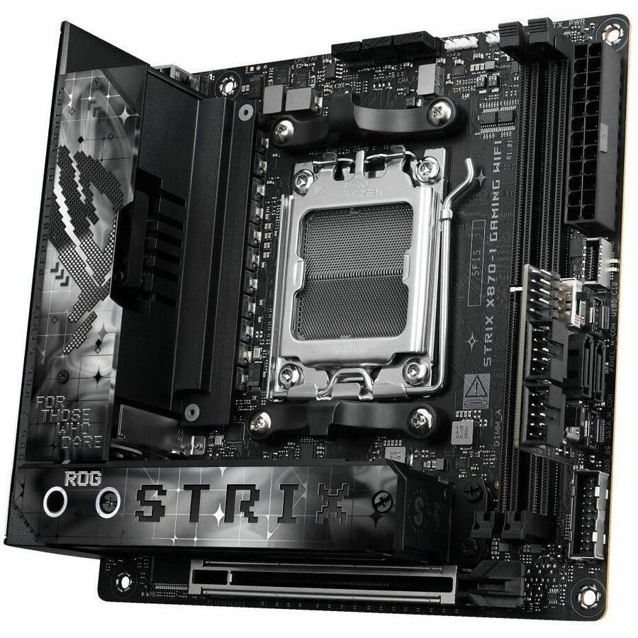Asus ROG Strix X870-I GAMING WIFI Gaming Desktop Motherboard - AMD X870 Chipset - Socket AM5 - Mini ITX — ROGSTRIXX870-IGAMINGWIFI