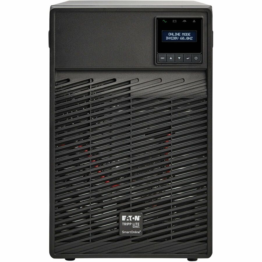 Eaton Tripp Lite Series SmartOnline 1000VA 900W 120V Double-Conversion UPS - 6 Outlets, Extended Run, Network Card Option, LCD, USB, DB9, Tower — SU1000XLCD