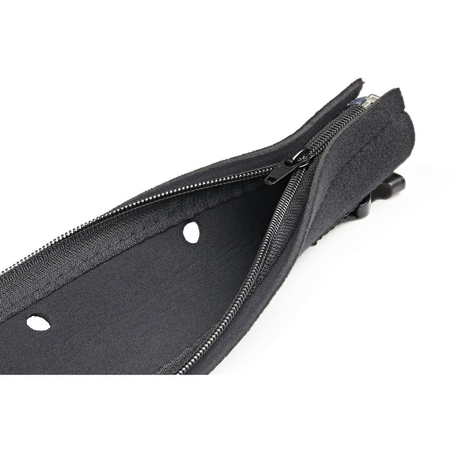 StarTech.com 40" Neoprene Cable Management Sleeve with Zipper/Buckle, Computer/PC Cord Cover, Flexible Cable Sleece/Organizer Wrap, Black — WKSTNCMZP