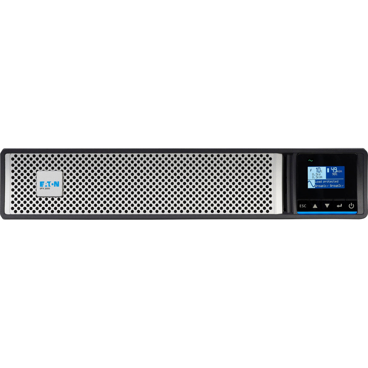 Eaton 5PX G2 1950VA 1950W 120V Line-Interactive UPS - 6 NEMA 5-20R, 1 L5-20R Outlets, Cybersecure Network Card Included, Extended Run, 2U Rack/Tower — 5PX2000RTNG2