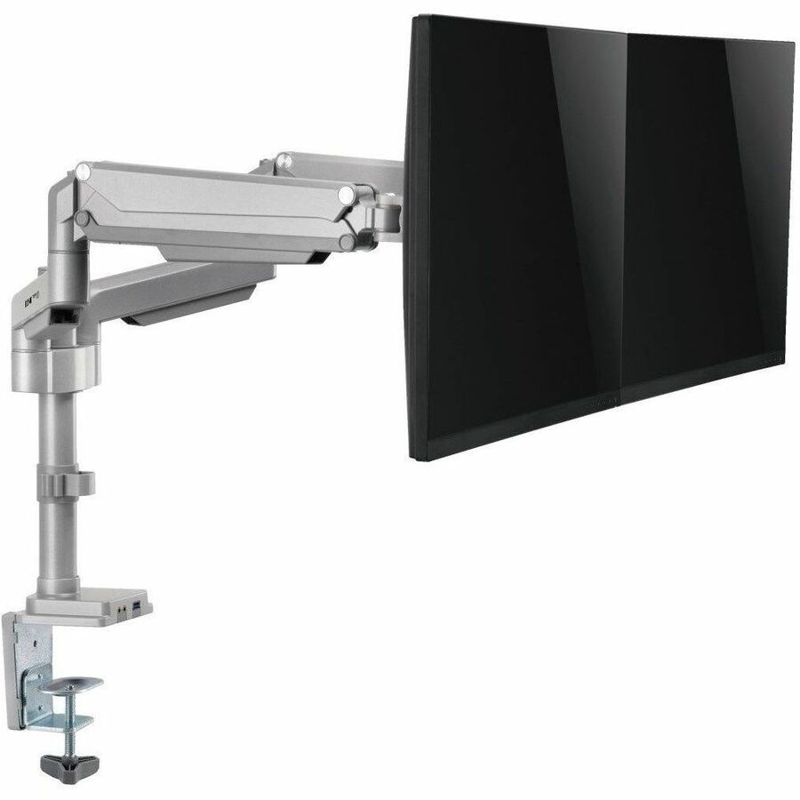 Eaton Tripp Lite Series Dual-Display Gas-Arm Mount for 13" to 34" Monitors - Clamp or Grommet, USB, Audio Ports — DDR1732DAL