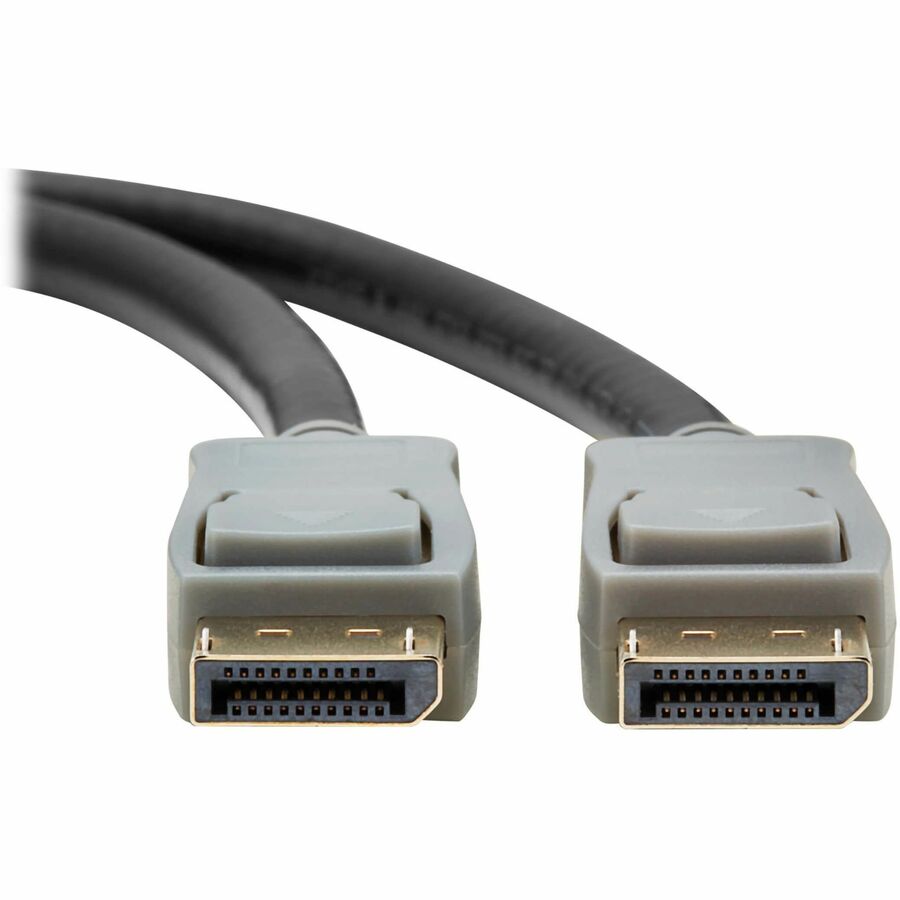 Eaton Tripp Lite Series DisplayPort Cable with Latching Connectors (M/M), 4K 60 Hz, HBR2, 4:4:4, HDCP 2.2, 70 ft. (21.3 m), Black — P580-070-4K6