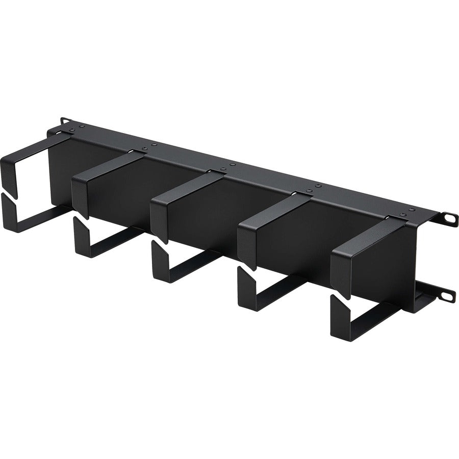 Eaton Tripp Lite Series Horizontal Cable Manager - Metal Rings, Black, 2U — SRCABLERING2UHD