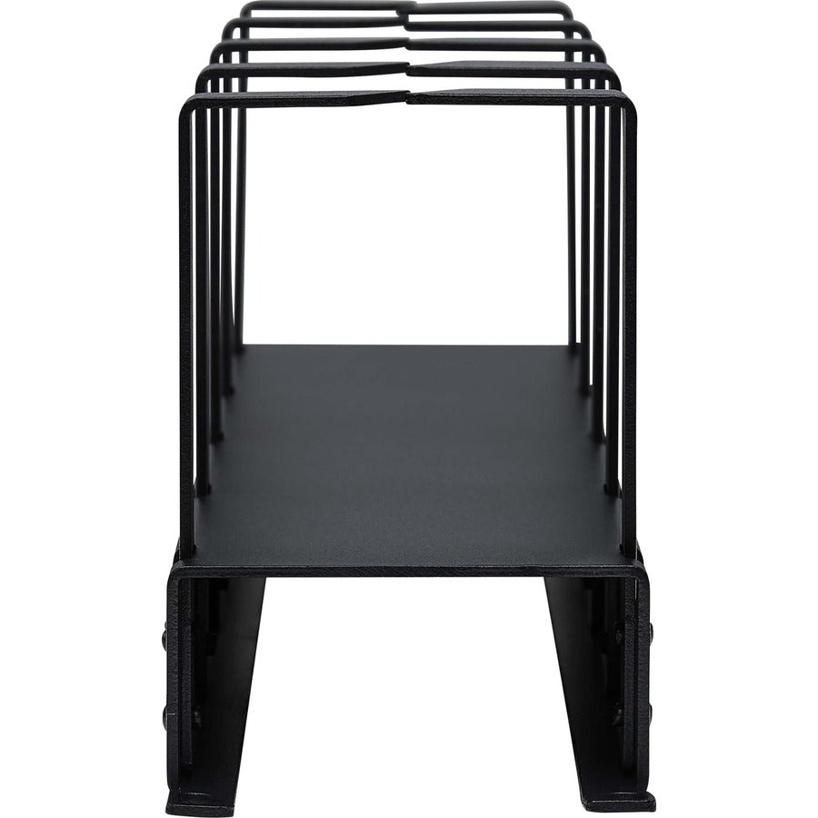 Eaton Tripp Lite Series Horizontal Cable Manager - Metal Rings, Black, 2U — SRCABLERING2UHD