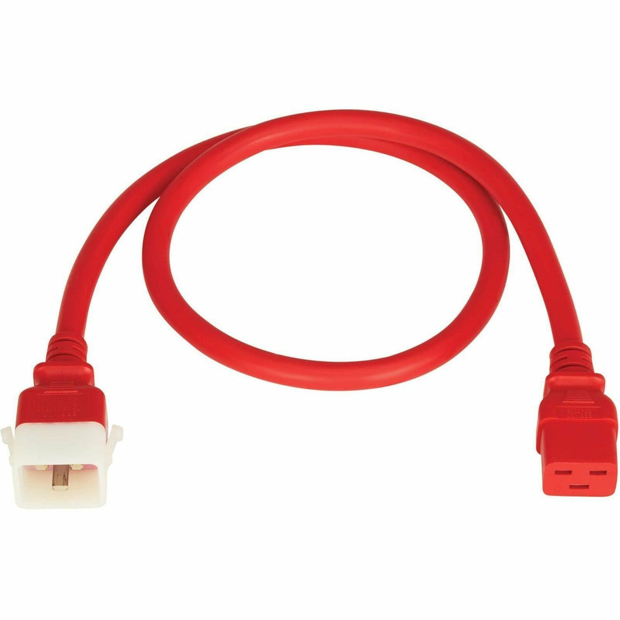 Eaton Tripp Lite Series PDU Power Cords, C19 to P-Lock C20 - Heavy-Duty, 20A, 250V, 12 AWG, 3 ft. (0.9 m), Red, 6 Pack — P036-E03-ARD-6