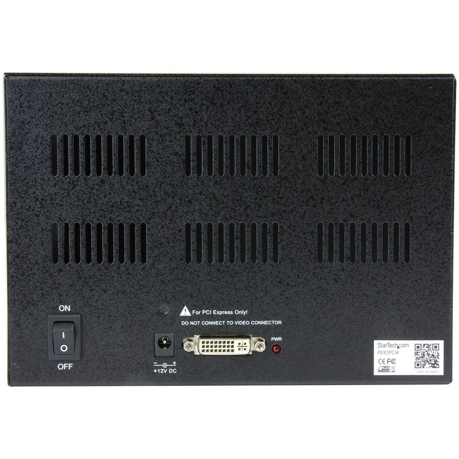 StarTech.com PCI Express to 4 Slot PCI Expansion System - PCI Express to Four Slot PCI Expansion Bay - System bus extender — PEX2PCI4