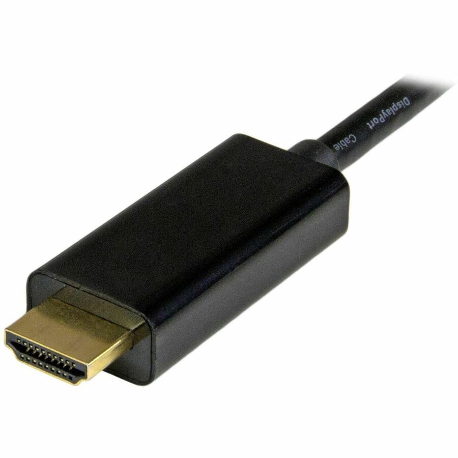 StarTech.com 6ft (2m) Mini DisplayPort to HDMI Cable, 4K 30Hz Video, Mini DP to HDMI Adapter/Converter Cable, mDP to HDMI Monitor/Display — MDP2HDMM2MB
