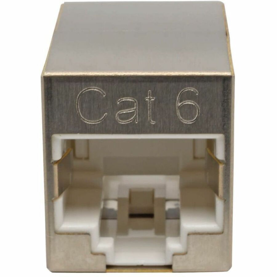 Eaton Tripp Lite Series Cat6 Straight-Through Modular Shielded Compact In-Line Coupler (RJ45 F/F), TAA — N234-001-SH