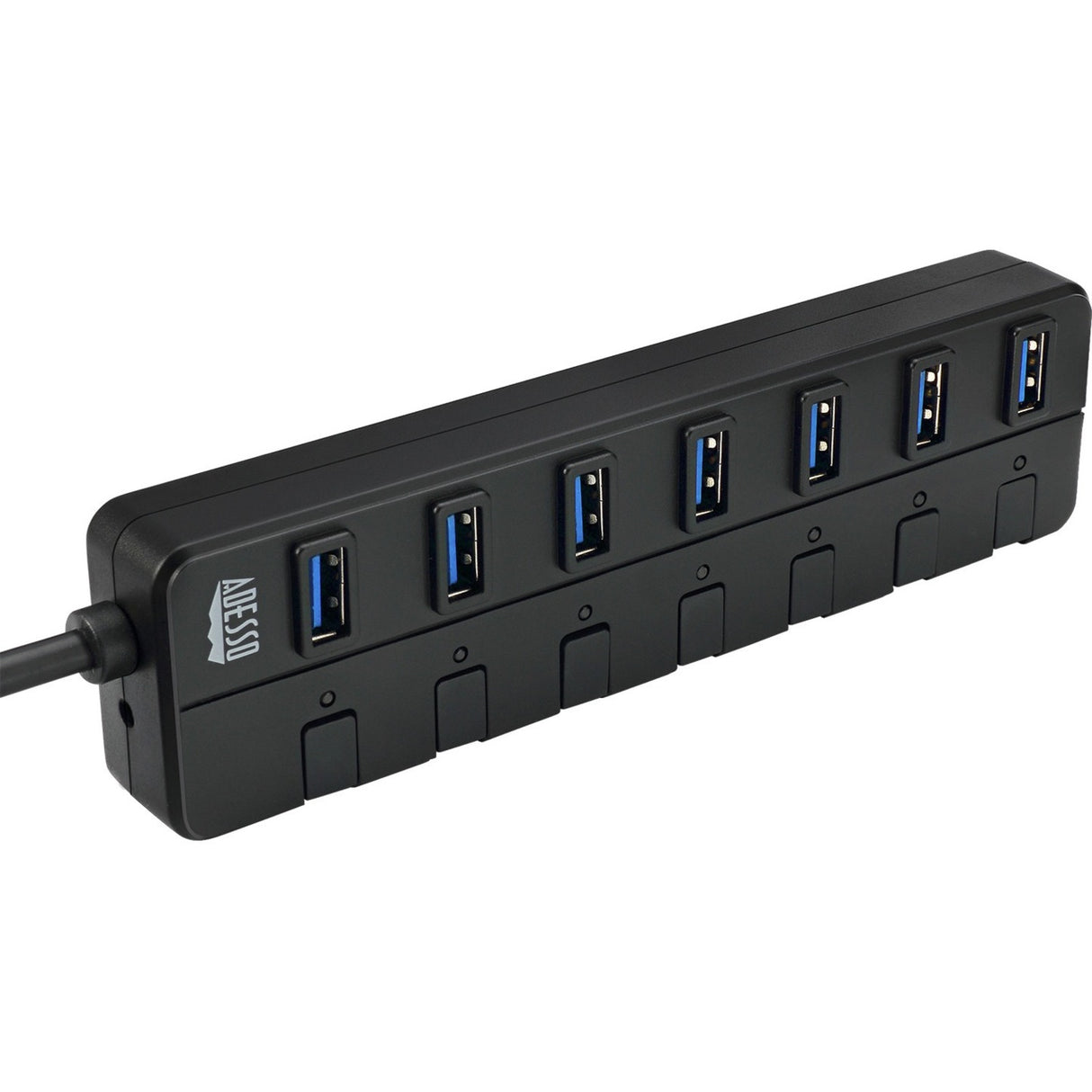 Adesso 7-ports USB 3.0 Hub with 5V2A Power Adaptor — AUH-3070P