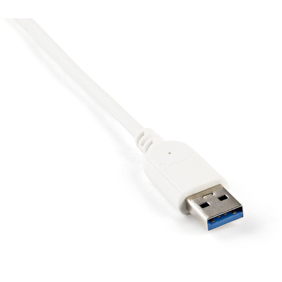 StarTech.com 3-Port USB Hub with Ethernet, USB-A Ports, Gigabit Ethernet/GbE, USB 5Gbps, Bus-Powered, Portable Laptop USB 3.0 Hub — ST3300G3UA