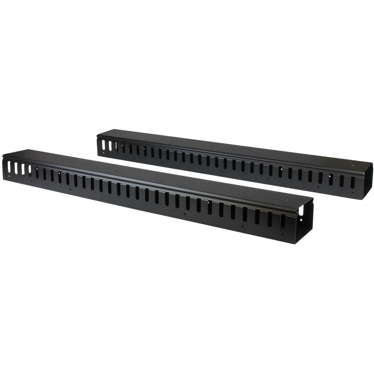 StarTech.com Vertical Cable Organizer with Finger Ducts - Vertical Cable Management Panel - Rack-Mount Cable Raceway - 40U - 6 ft. — CMVER40UF