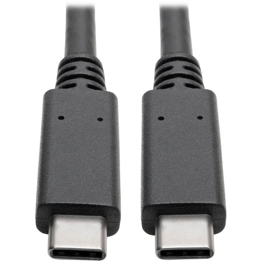 Eaton Tripp Lite Series USB-C Cable (M/M) - USB 3.2, Gen 2 (10 Gbps), 5A (100W) Rating, Thunderbolt 3 Compatible, 3 ft. (0.91 m) — U420-003-G2-5A