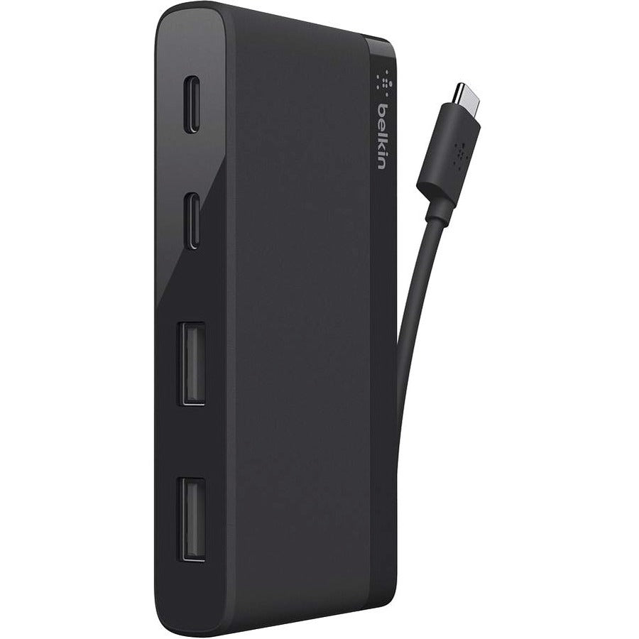 Belkin USB-C 4-Port Mini Hub (USB Type-C) — F4U090btBLK