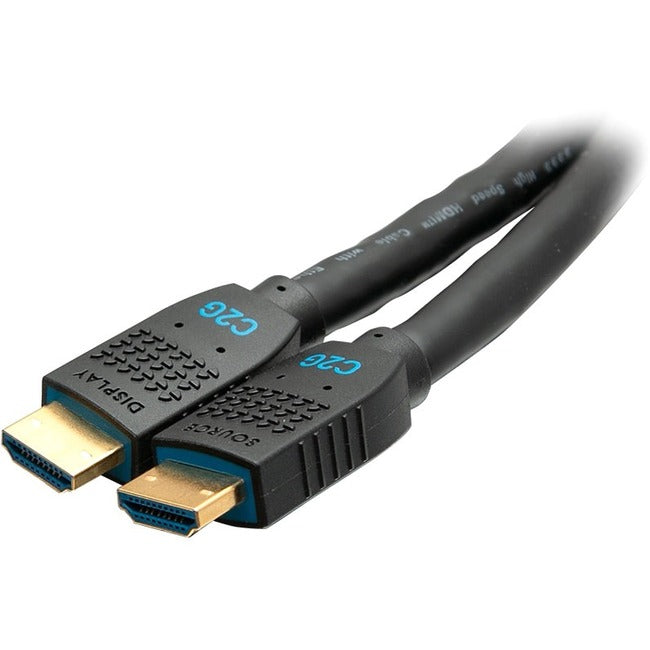 C2G 50ft Performance Series Ultra Flexible High Speed HDMI Cable w Ethernet - In-Wall CMG Rated - 4K 60Hz - M/M - Black — C2G10384