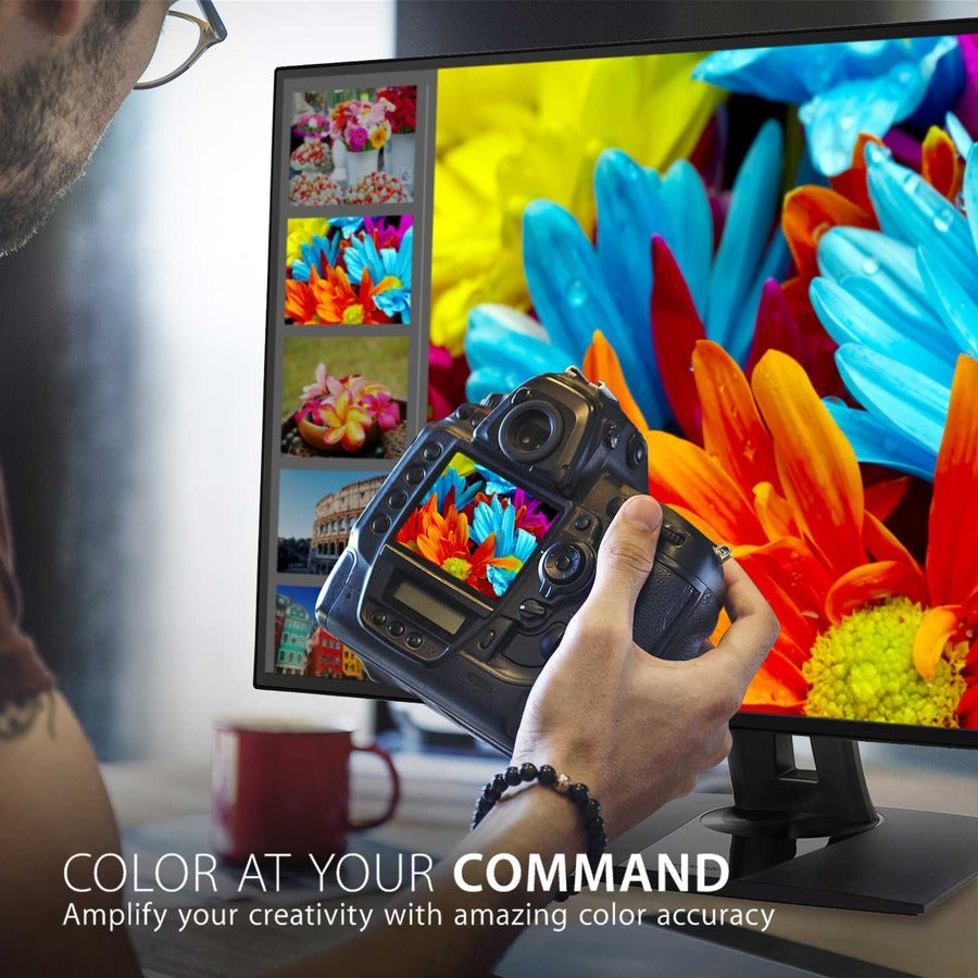 ViewSonic VP3268a-4K 32 Inch 4K UHD IPS Monitor with Advanced Ergonomics, 100% sRGB Rec 709, 14-bit 3D LUT, Eye Care, HDR10 Support, 90W USB C, RJ45, HDR10 — VP3268A-4K