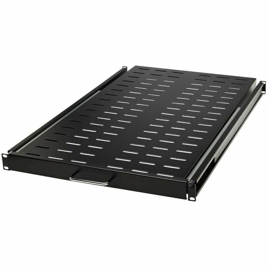 Eaton Tripp Lite Series SmartRack Sliding Steel Rack Shelf - 1U, Vented, 28.3 in. Deep, Holds up to 50 lb. (23 kg) — SRSHELF4PSLVENT