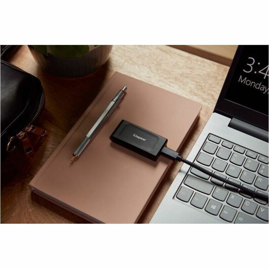 Kingston XS1000 SXS1000/2000G 2 TB Portable Solid State Drive - External - Black — SXS1000/2000G