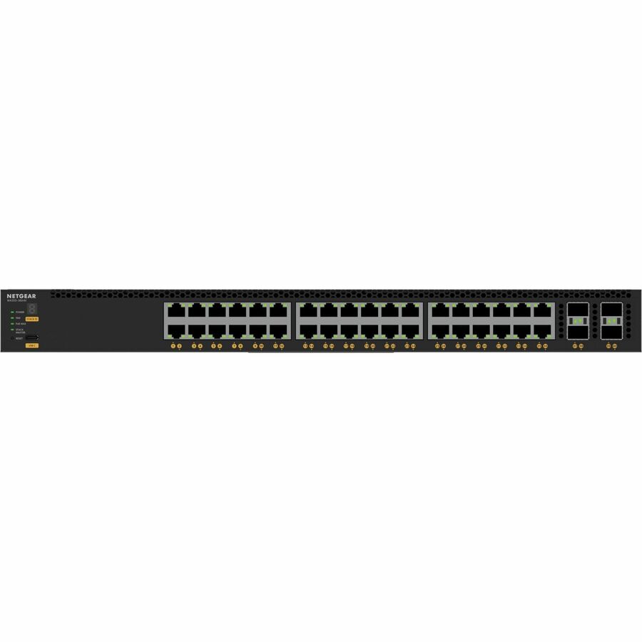 Netgear 36x10G/Multi-Gig PoE++ (280W base, up to 1,760W) and 4xSFP28 25G Managed Switch — XSM4340CV-100NES