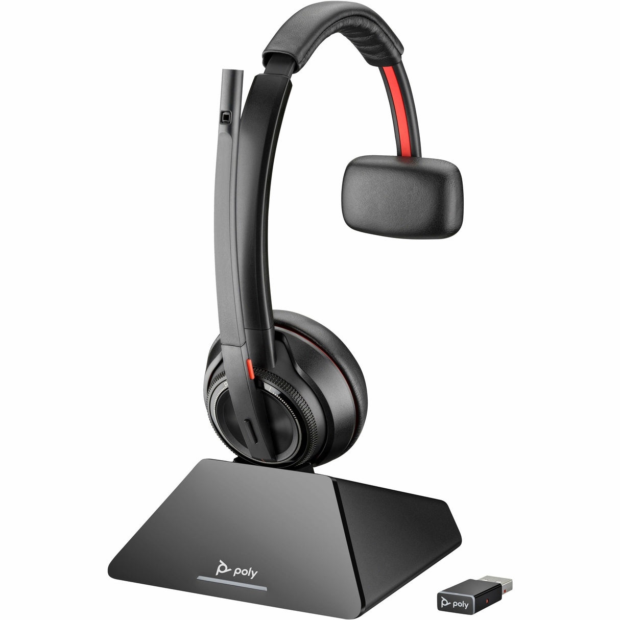 Poly Savi 8210 UC Microsoft Teams Certified DECT 1920-1930 MHz USB-A Headset — 77T31AA#ABA