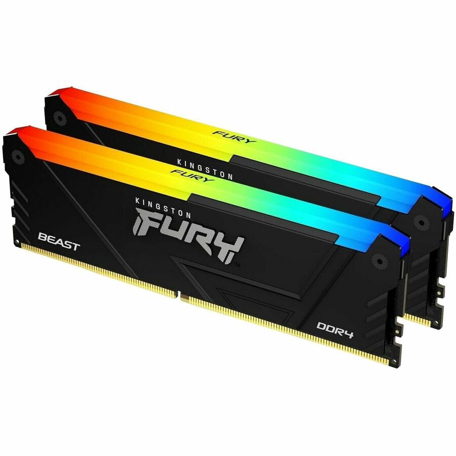Kingston FURY Beast 64GB (4 x 16GB) DDR4 SDRAM Memory Kit — KF432C16BB2AK4/64