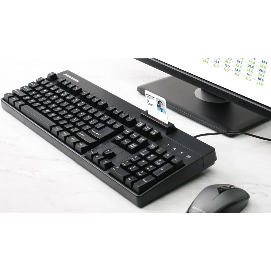 IOGEAR Integrated Keyboard/CAC Reader — GKBSR202TAA