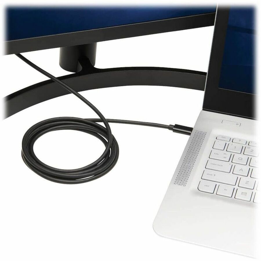 Eaton Tripp Lite Series USB-C to DisplayPort Bi-Directional Active Adapter Cable (M/M), 4K 60 Hz, HDR, Locking DP Connector, 6 ft. (1.8 m) — U444-006-DP-BD