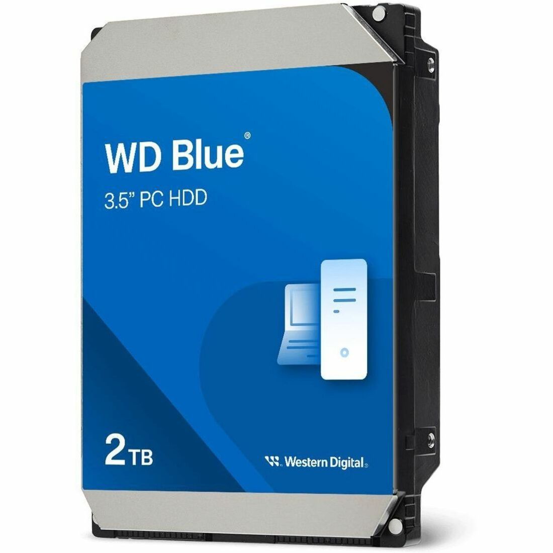 WD Blue 2 TB Hard Drive - 3.5" Internal - SATA (SATA/600) - Conventional Magnetic Recording (CMR) Method — WD20EARZ