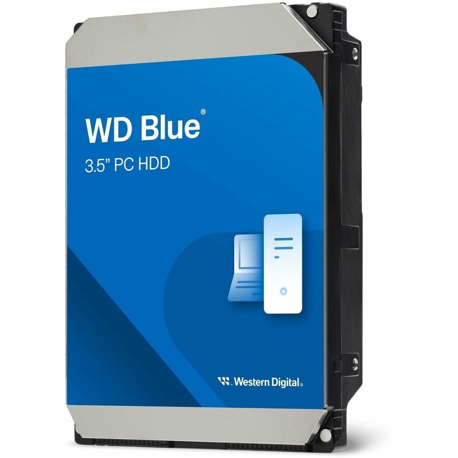 WD Blue 2 TB Hard Drive - 3.5" Internal - SATA (SATA/600) - Conventional Magnetic Recording (CMR) Method — WD20EARZ