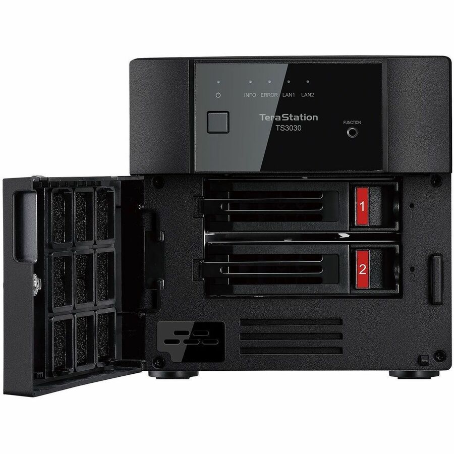 BUFFALO TeraStation 3230DN 2-Bay Secure SMB Desktop NAS 16TB (2x8TB) with Hard Drives Included — TS3230DN1602
