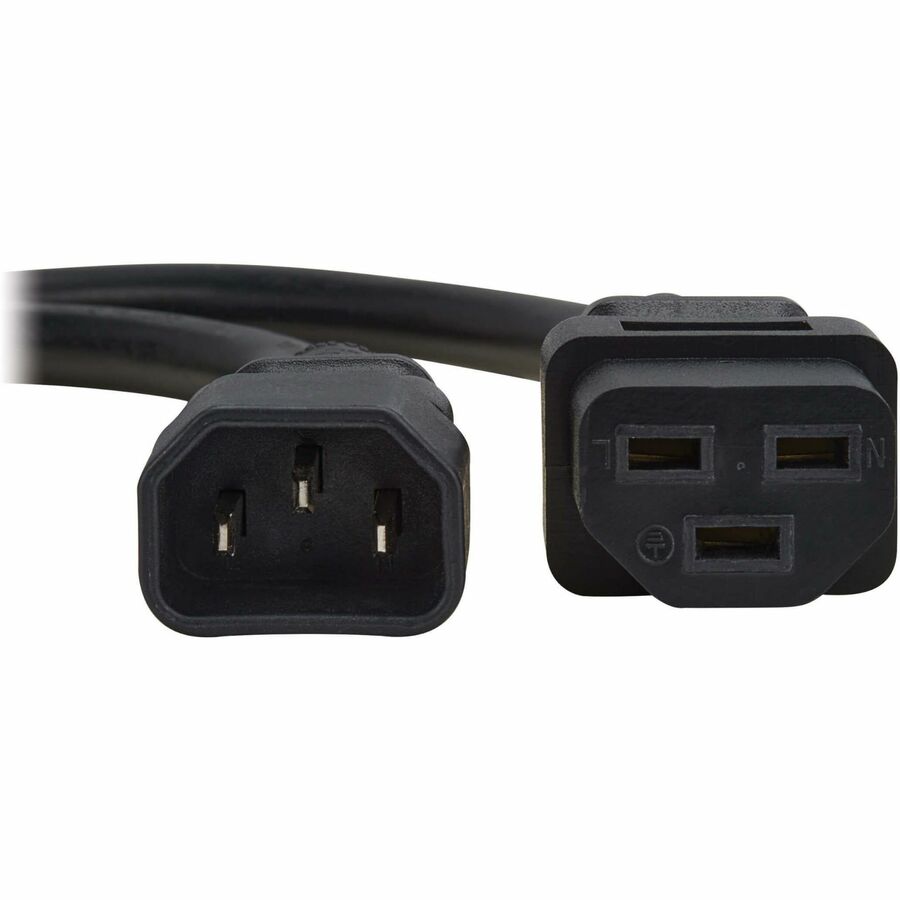 Eaton Tripp Lite Series Power Cord, C14 to C21 - Heavy-Duty, 15A, 250V, 14 AWG, 3 ft. (0.9 m), Black — P037-003