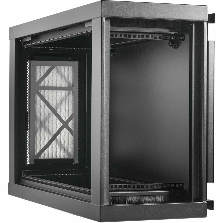 Eaton Tripp Lite Series SmartRack 9U Low-Profile Side-Mount Wall-Mount Mini Rack Enclosure, Black — SRW9USM