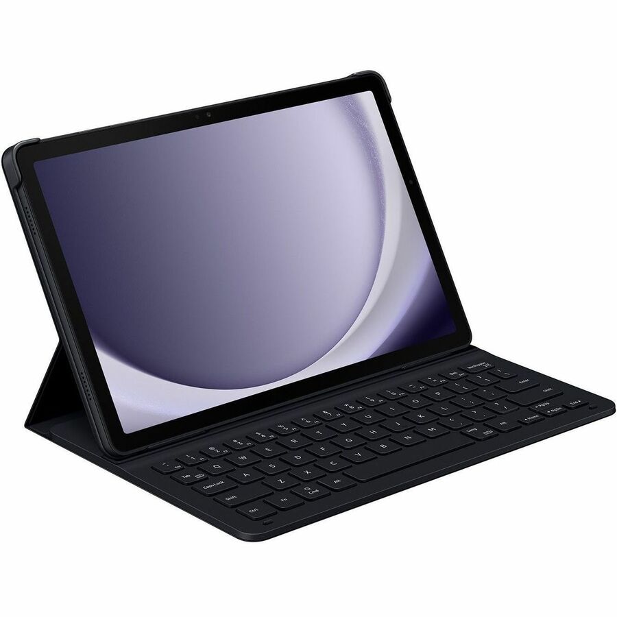 Samsung Keyboard/Cover Case (Book Fold) Samsung Galaxy Tab A9+ Tablet - Black — EF-DX211UBEGUJ