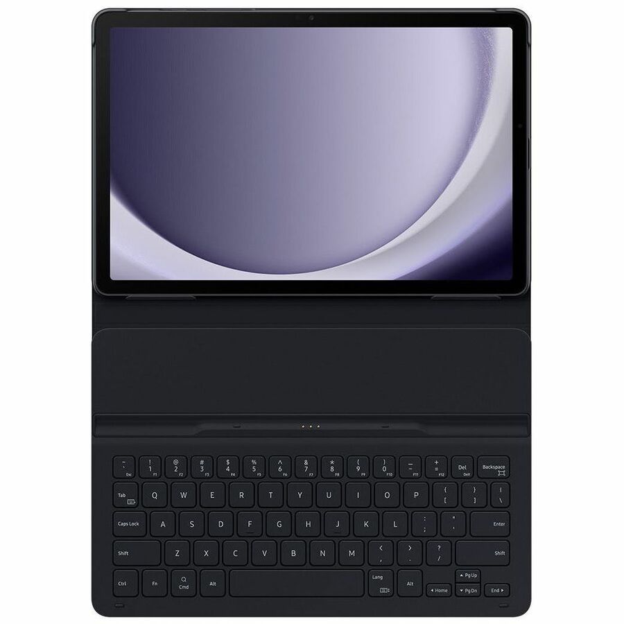 Samsung Keyboard/Cover Case (Book Fold) Samsung Galaxy Tab A9+ Tablet - Black — EF-DX211UBEGUJ